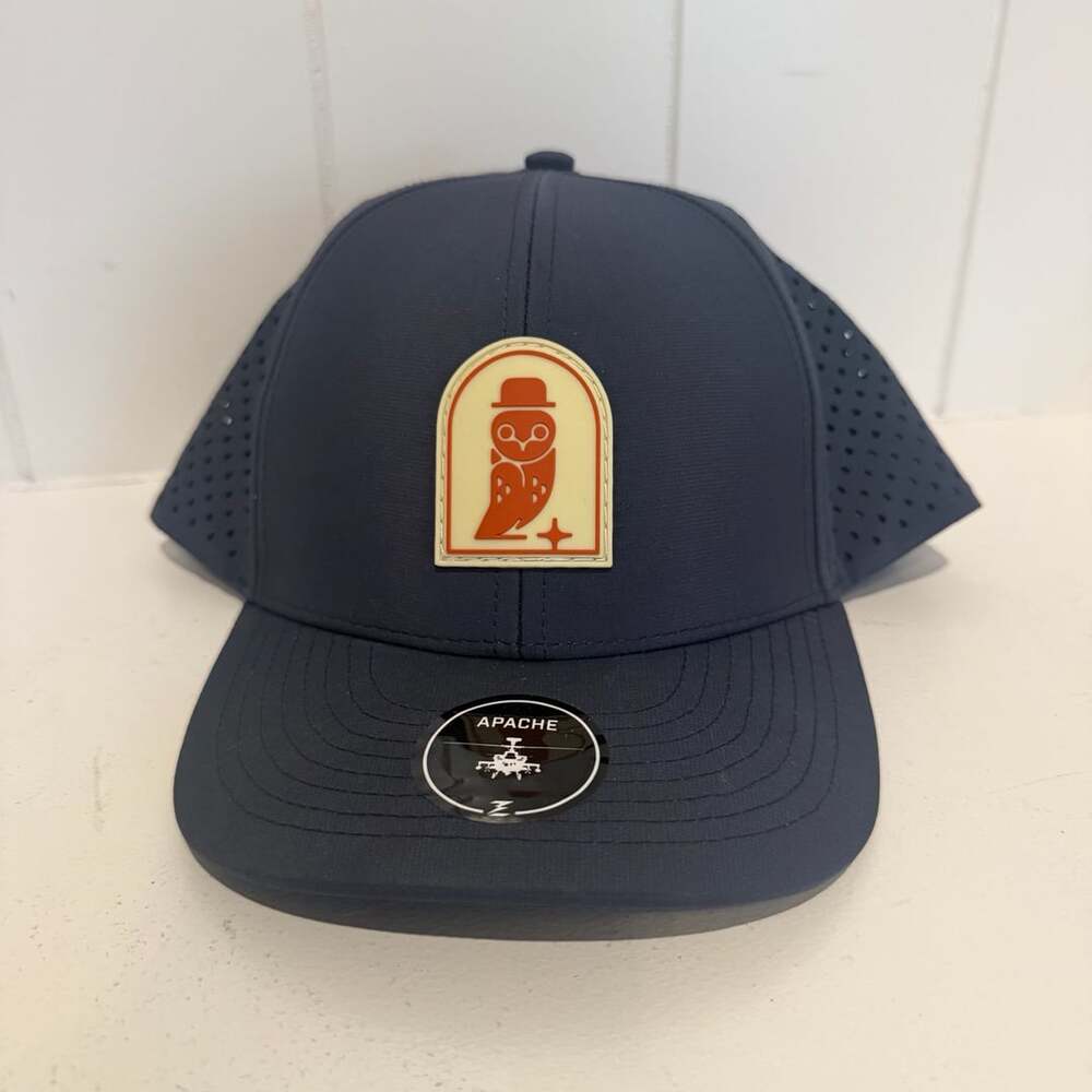 Zapped Apache Owl Patch Hat Navy Snapback